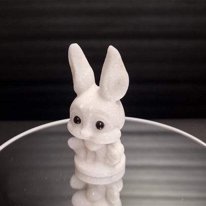 Weiße Jade Hase