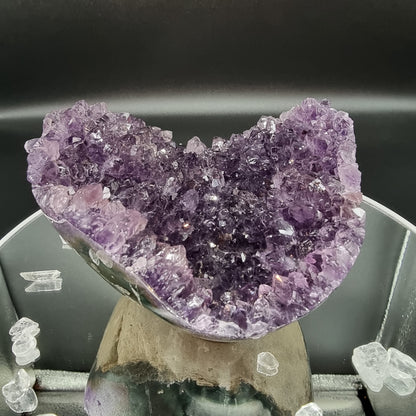 Amethyst Schale Dunkel Lila