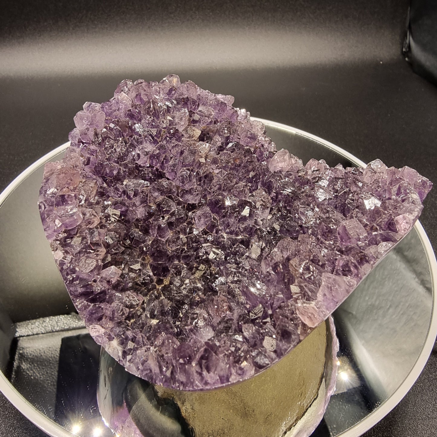 Amethyst Schale Dunkel Lila