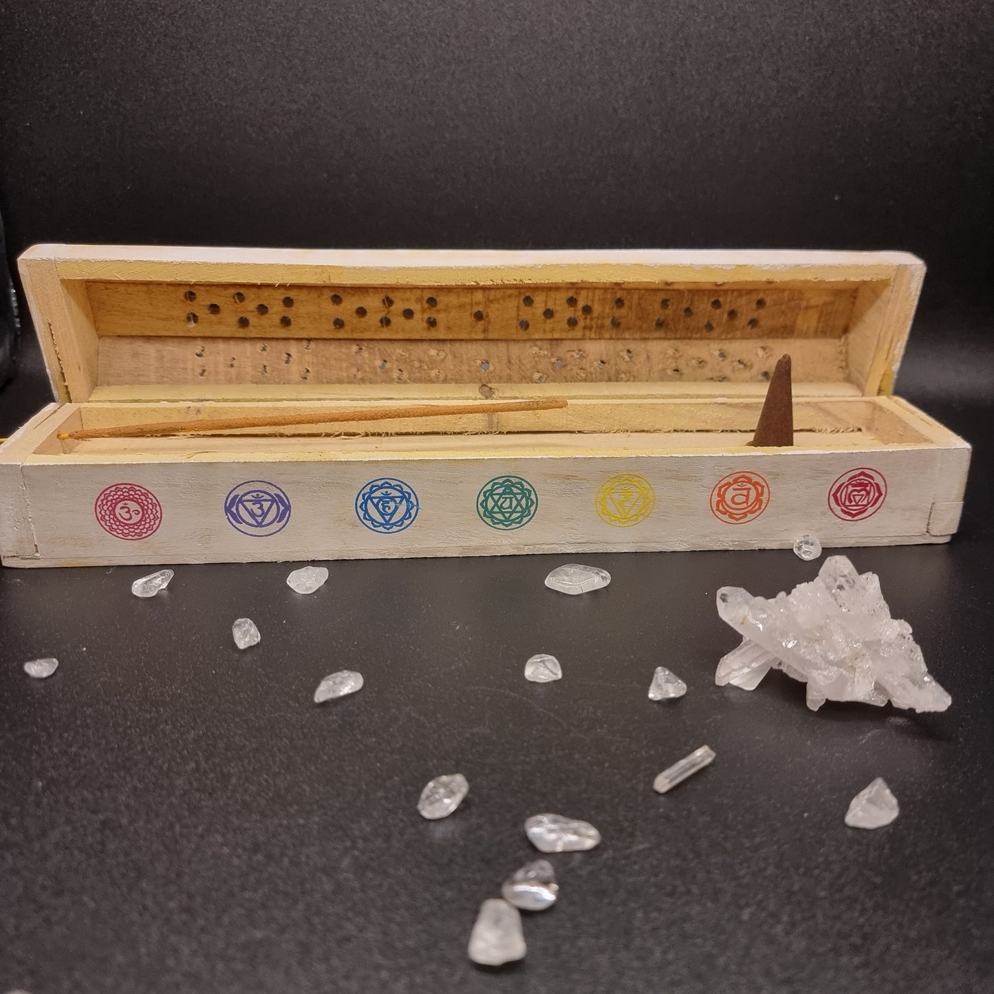 Räucherstäbchen Box Weiss