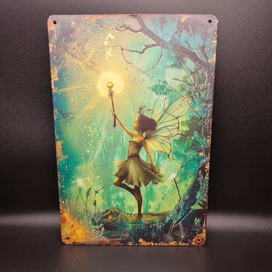Schild Fee mit Pusteblume