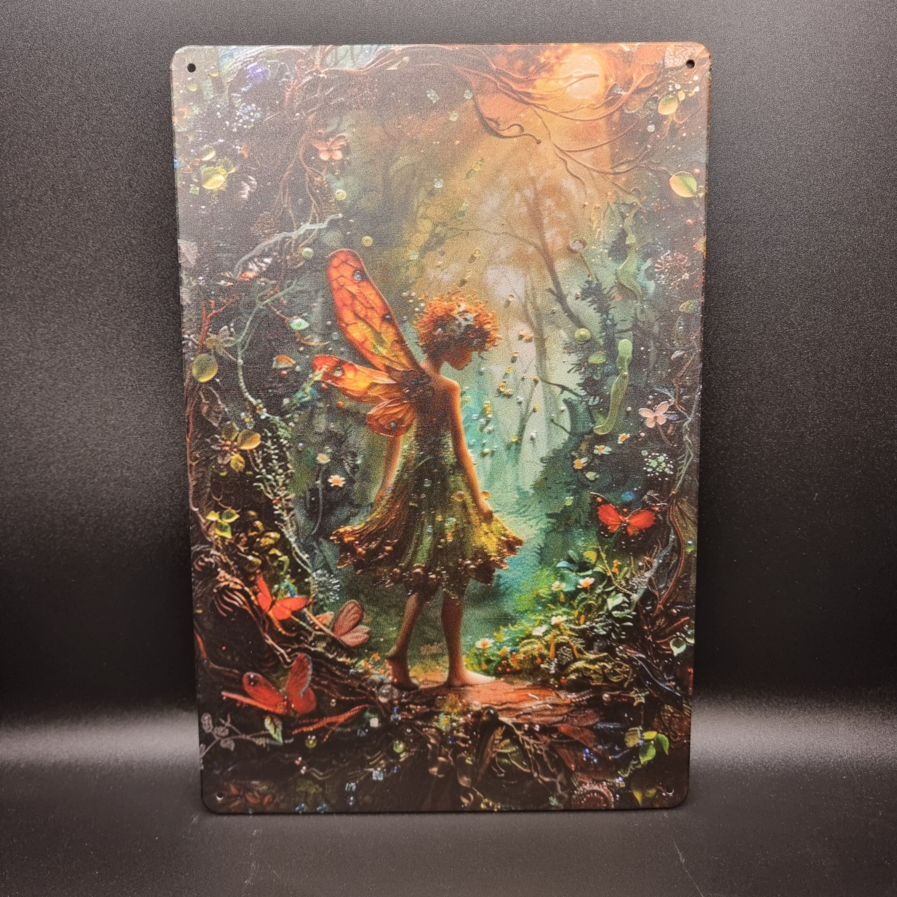 Schild Feenkind im Wald