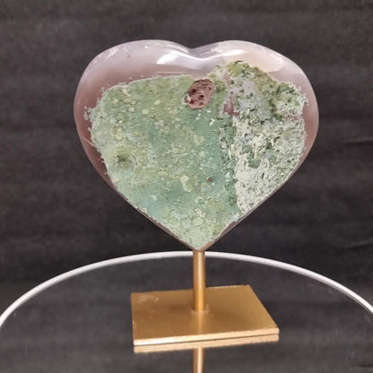 Amethyst Herz auf Stand