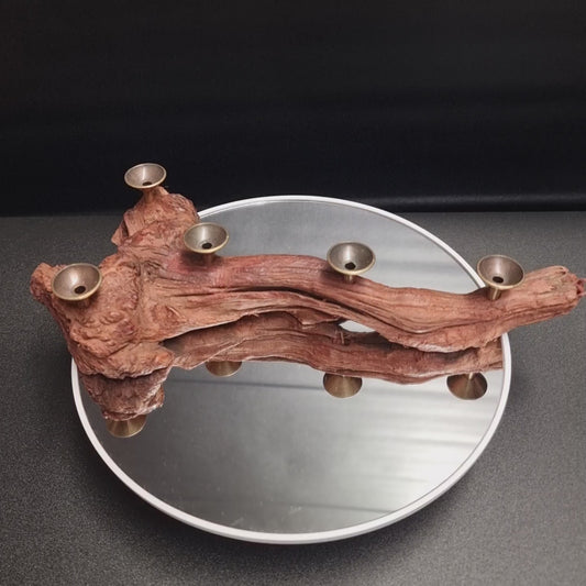 Kugelhalter Holz fünffach