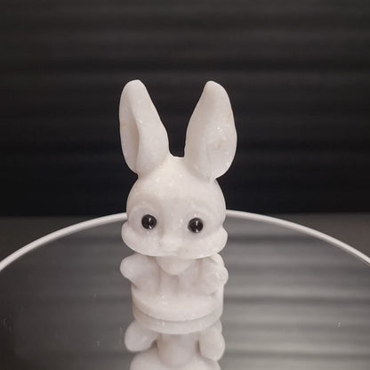 Weiße Jade Hase